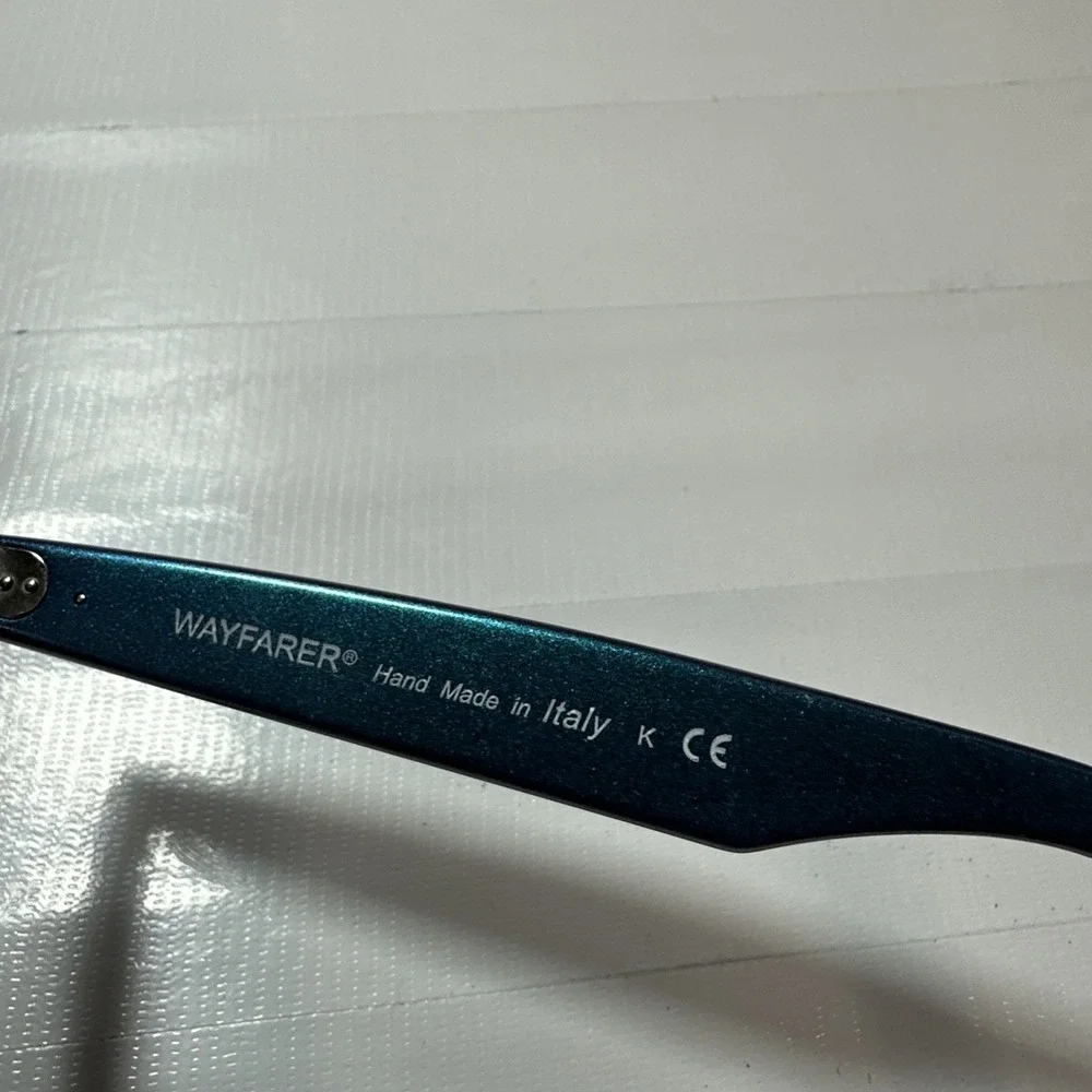 Ray-Ban Sunglasses (Frame Only) RB 2140  Wayfarer Blue 50 mm Handmade